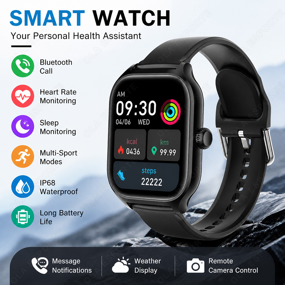 Phase Esports & Gaming Festival - Smart Watch Men & Women Bluetooth