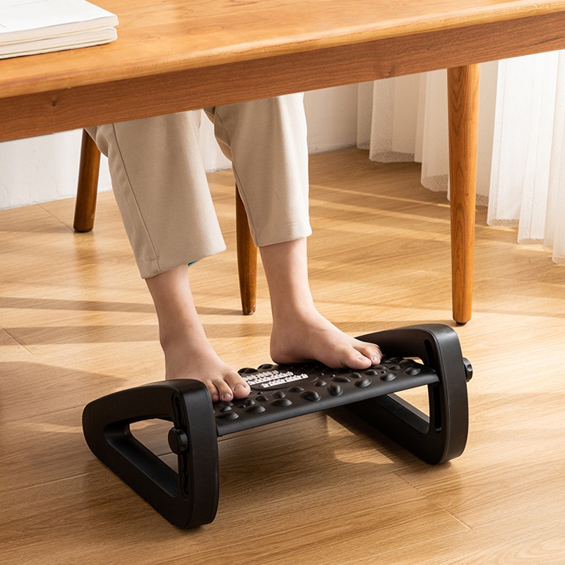 Foot Step Stool Massage Roller - Footrest Under Desk recension och pris