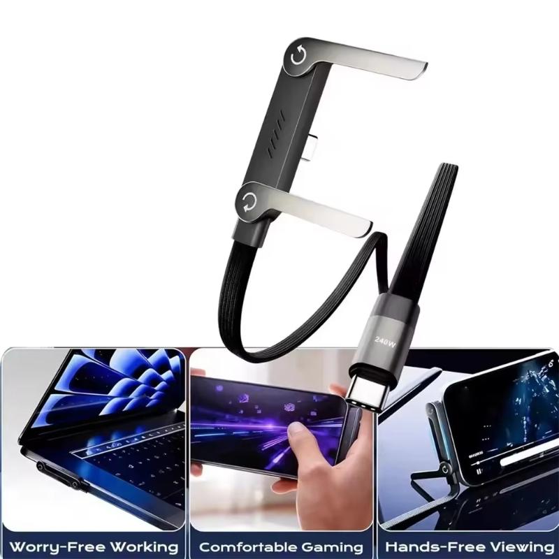 【2 In 1 Foldable Phone Stand 2 - Video Gaming & Esports Usd Acc recension och pris
