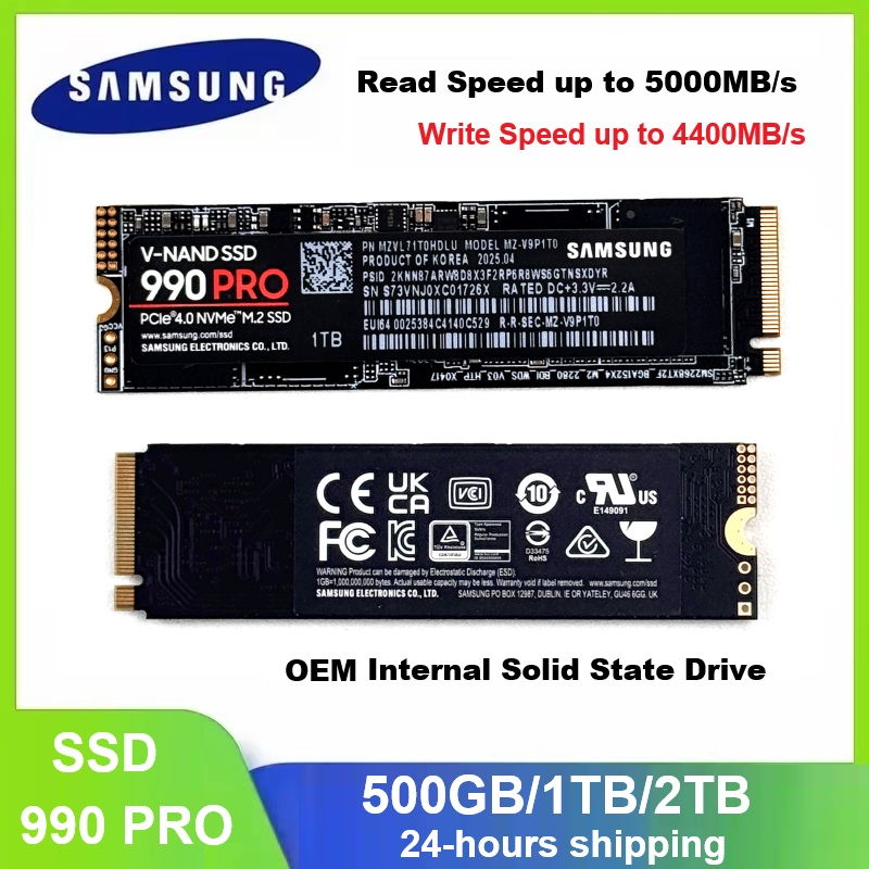 SAMSUNG SSD 990 PRO Internal S - Samsung Ssd 990 Pro recension och pris