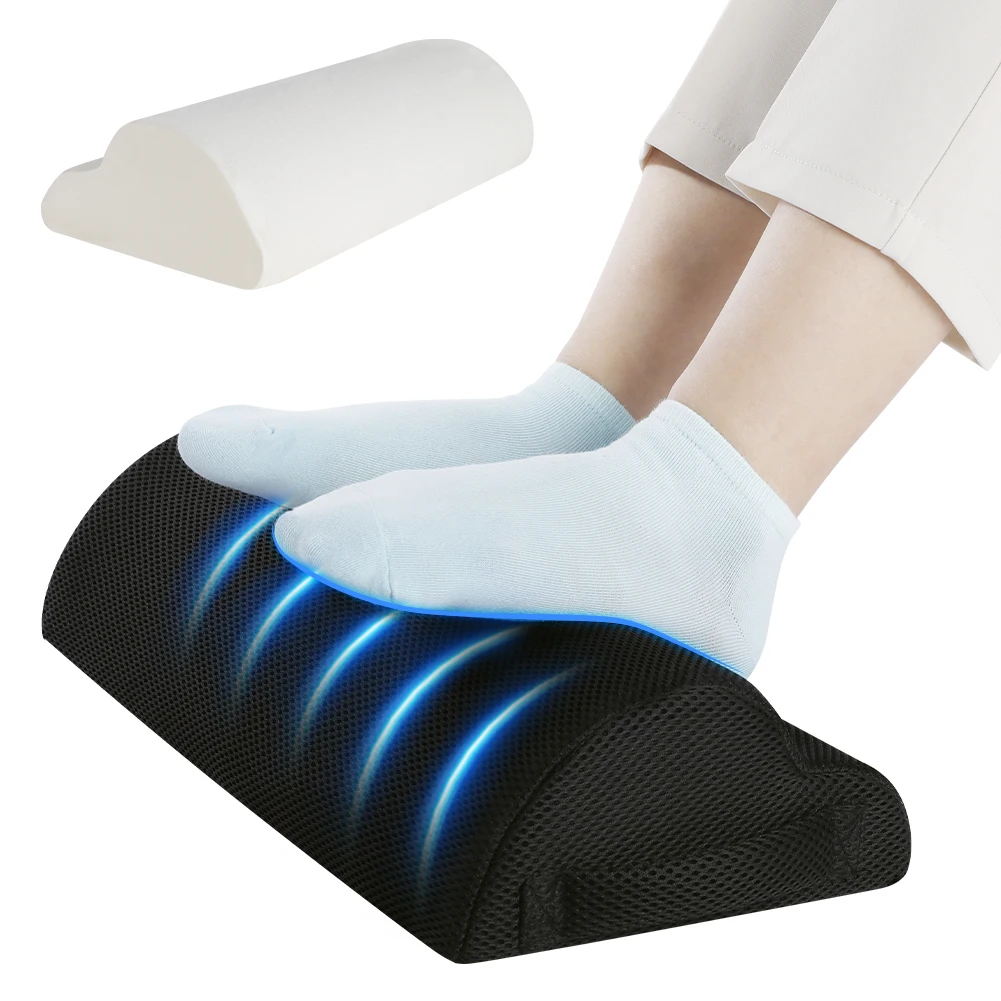 Memory Foam Office Foot Stool  - Footrest Under Desk recension och pris